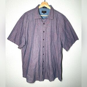 Rodd & Gunn Men’s Short Sleeve Sports Fit Denim Floral Button Down Size 3XL